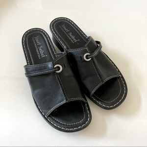 Black Leather Sandals
